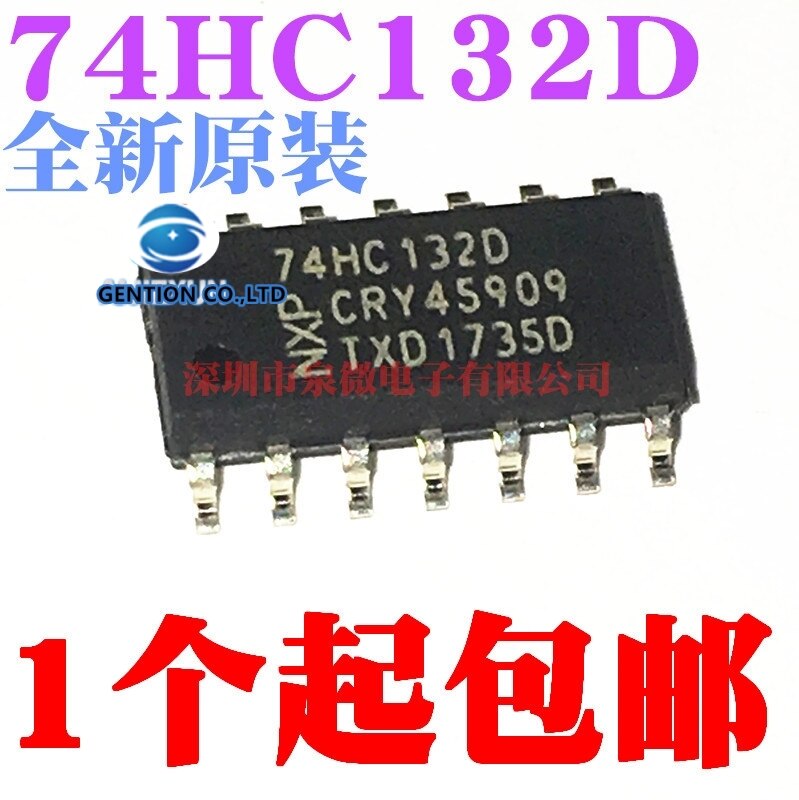 50PCS 74HC132D SN74HC132DR SOP14  Ʈ 4 2 Է 100% ű  ,  